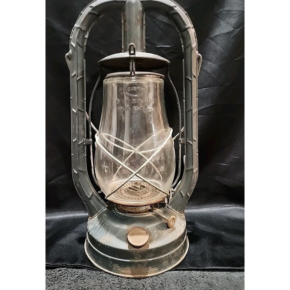 Vtg Dietz Hy Lo Karosene Lantern Fitzall 2H Loc Nob Globe New York USA Monarch